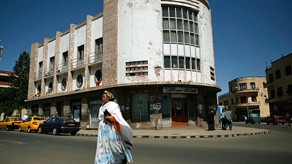 Eine Strasse in der eritreischen Hauptstadt Asmara. Immer mehr Politiker finden, hier sollte es eine Schweizer Botschaft geben.