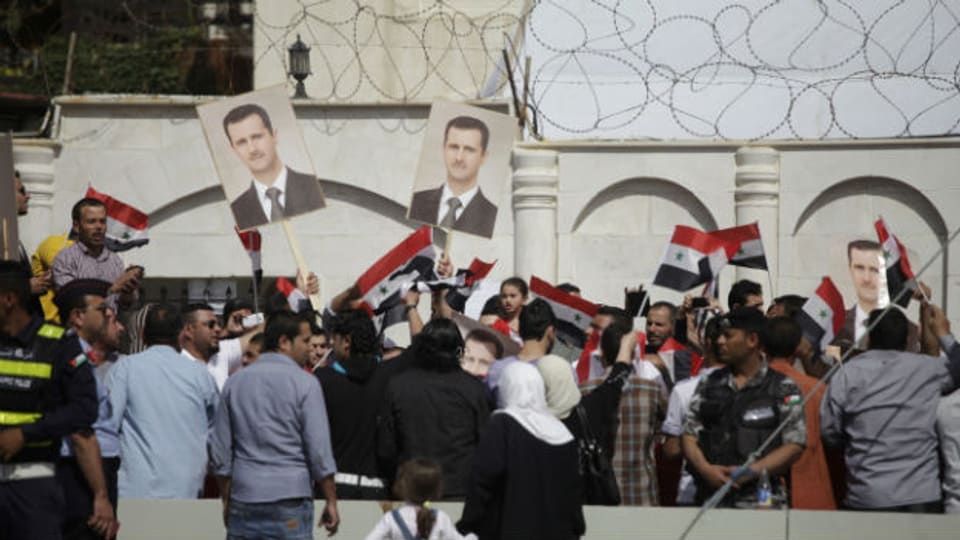 Auch vier Jahre nach Kriegsausbruch hält sich das Assad-Regime eisern an der Macht.