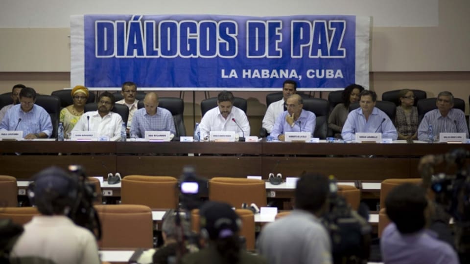 Friedensgespräche auf Kuba zwischen der FARC und Kolumbiens Regierung.