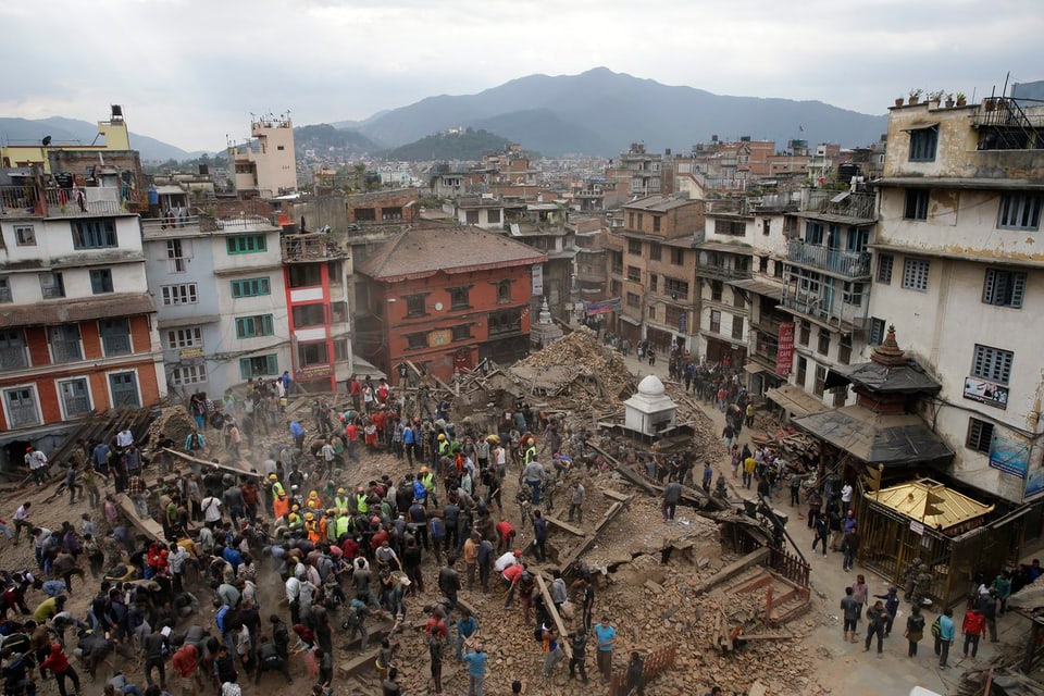 Erdbebenkatastrophe in Kathmandu