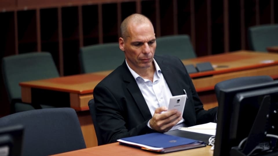 Was sagen wohl die Syriza-Wähler in der Heimat dazu? Griechenlands Finanzminister Varoufakis.