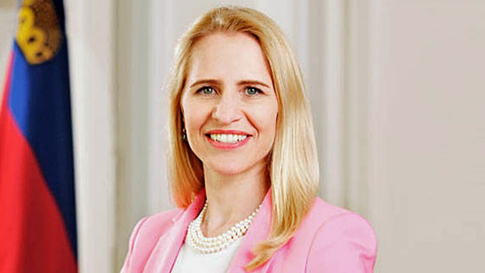 Andrea Frick, Aussenministerin im Fürstentum Liechtenstein.
