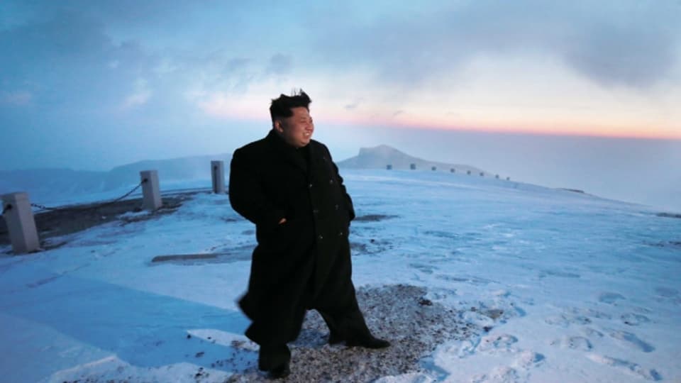 Seit 2011 Machthaber von Nordkorea: Kim Jong Un.