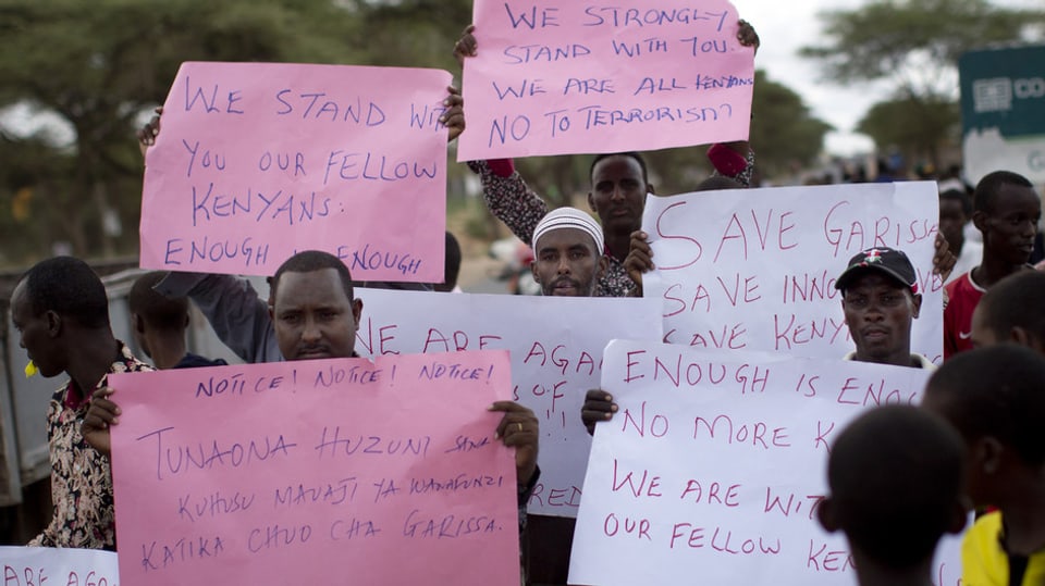 Solidarität und Mitgefühl nach dem Terroranschlag auf die Universität im ostkenianischen Garissa.