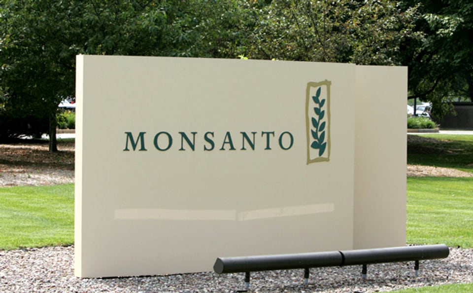 Der Eingang zum Hauptsitz des Monsanto-Konzerns in St. Louis