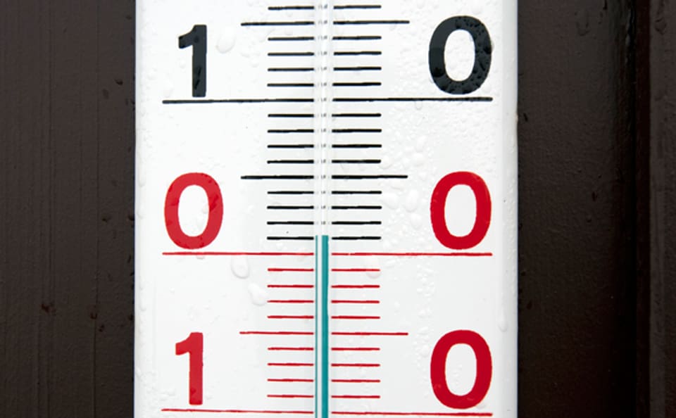 Ein Thermometer - Symbolbild