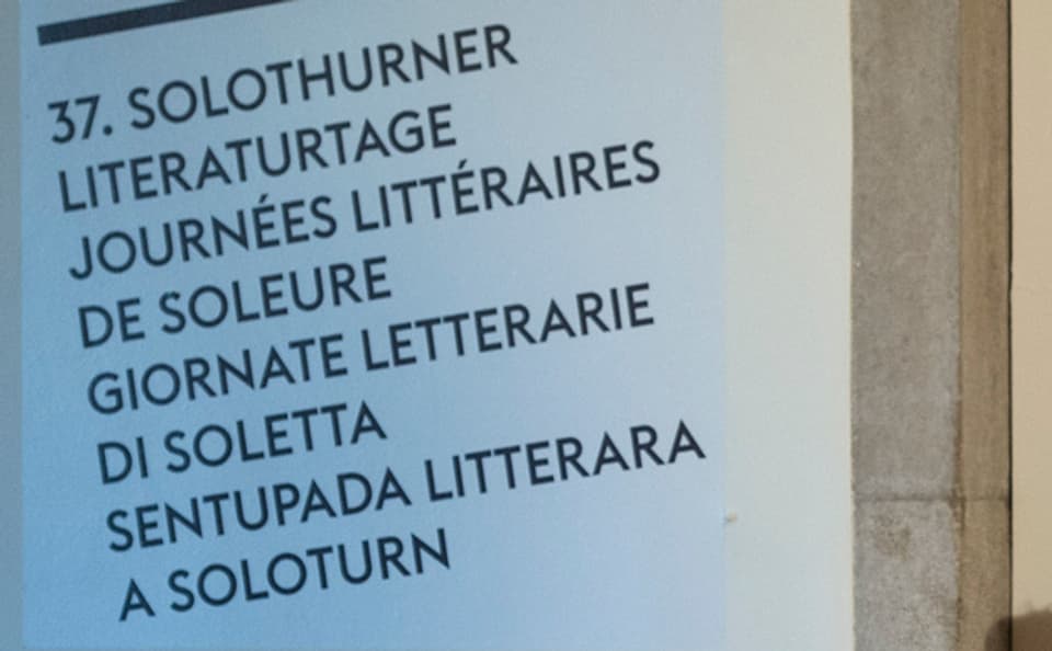 der offizielle Schriftzug der Solothurner Literaturtage