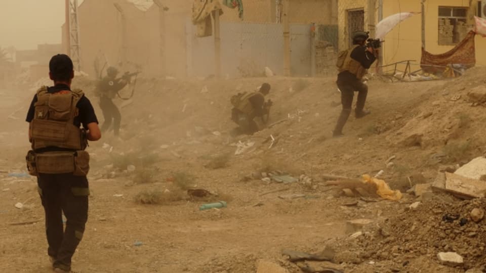 Die irakische Armee kämpft vergeblich gegen die Kämpfer des IS in Ramadi