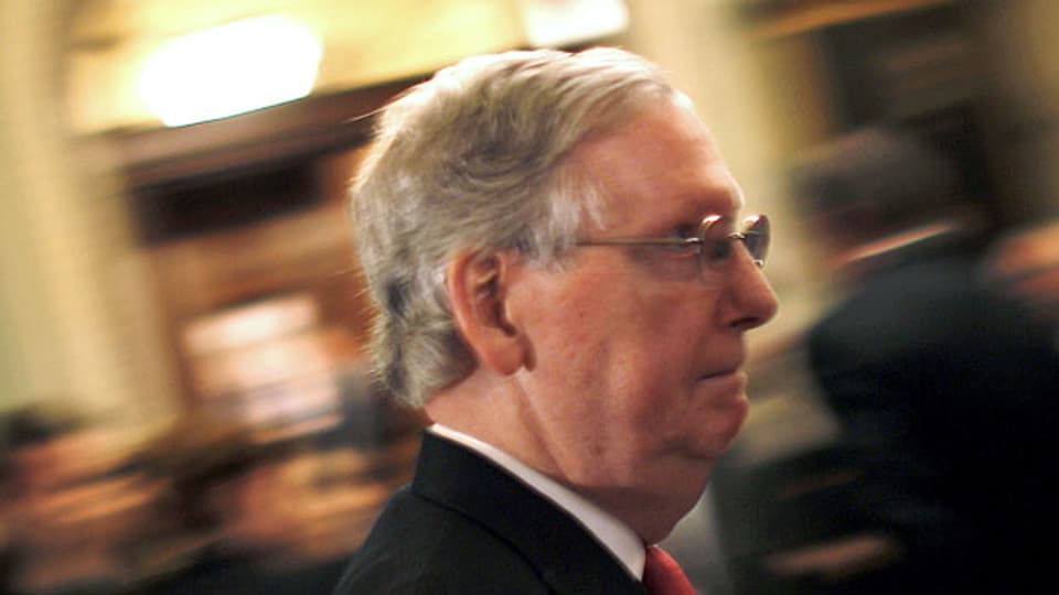 «Ich möchte nicht, dass wir plötzlich nicht mehr wissen, was unsere Feinde machen», sagt Mitch McConnell, der republikanische Mehrheitsführer im US-Senat.