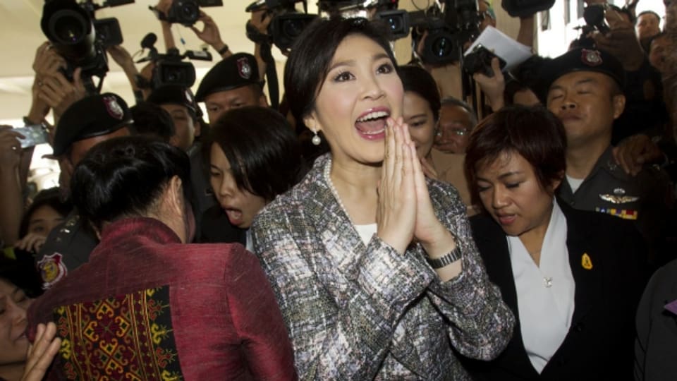 Die thailändische Premierministerin Shinawatra im Januar 2015.