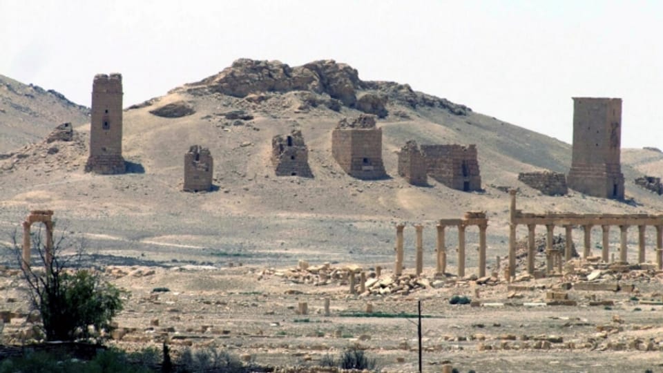 Die römische Oasenstadt Palmyra im Mai 2015.