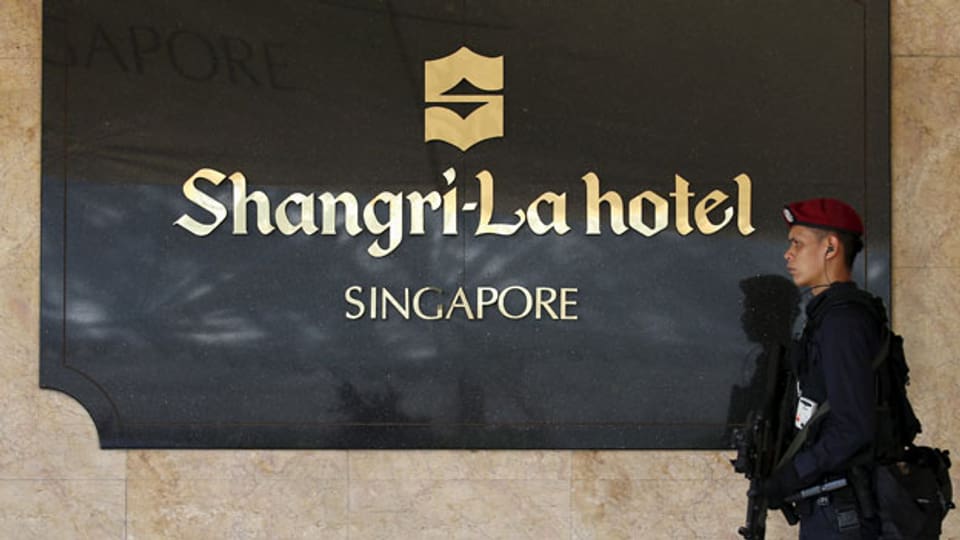 Der sogenannte Shangri-La Dialogue  - benannt nach dem Hotel, wo er stattfindet – wird von der Denkfabrik IISS organisiert.