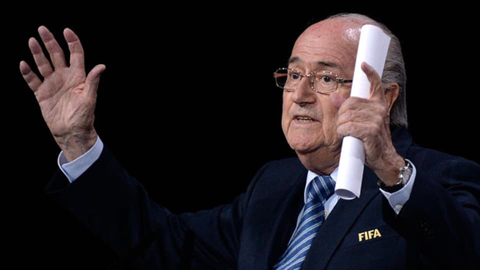 Fifa-Präsident Joseph Blatter am 65. Fifa-Kongress im Hallenstadion in Zürich.