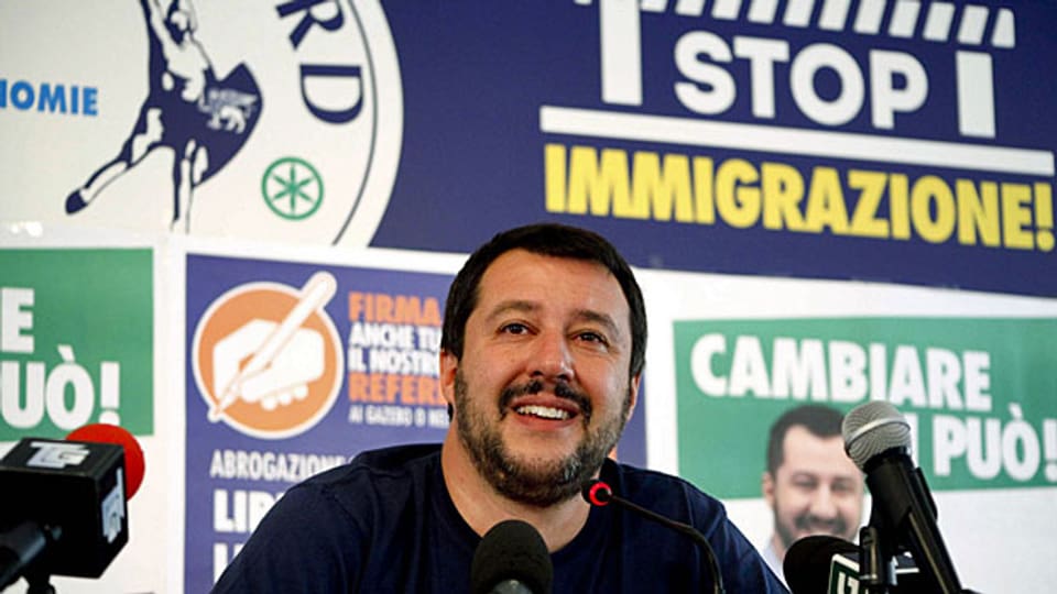 Matteo Salvini von der «Lega Nord» Die Rechtspartei ist die wirkliche Gewinnerin der Regionalwahlen.