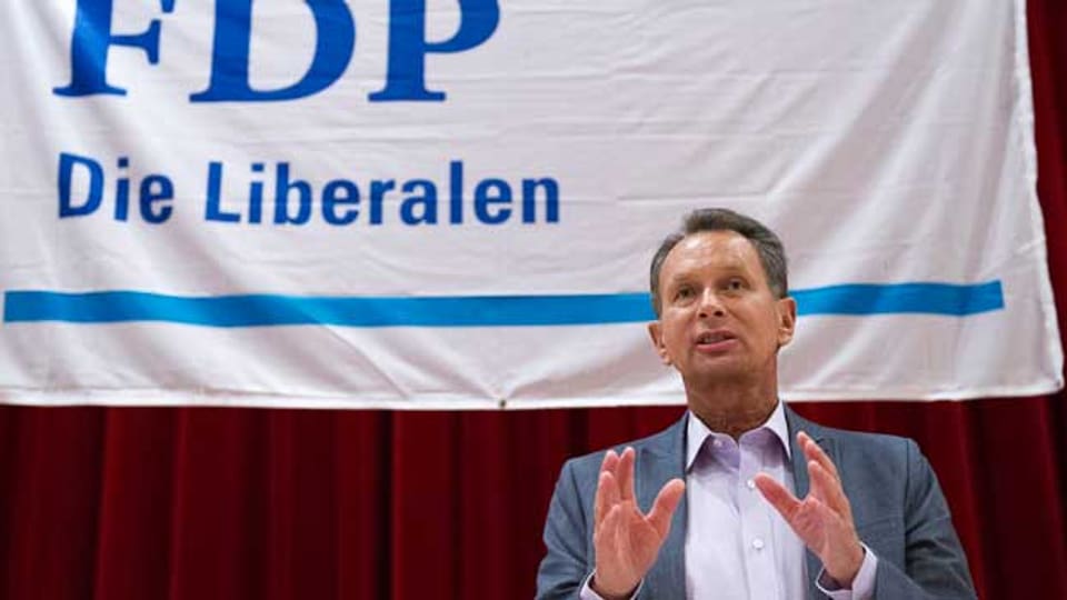 Wie liberal will die FDP in der Migrationspolitik sein? Parteipräsident Philipp Müller. (Bild Archiv)
