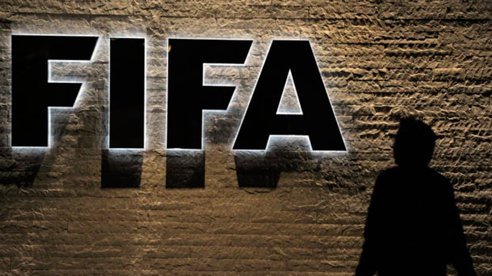 Logo beim Fifa-Hauptsitz in Zürich.