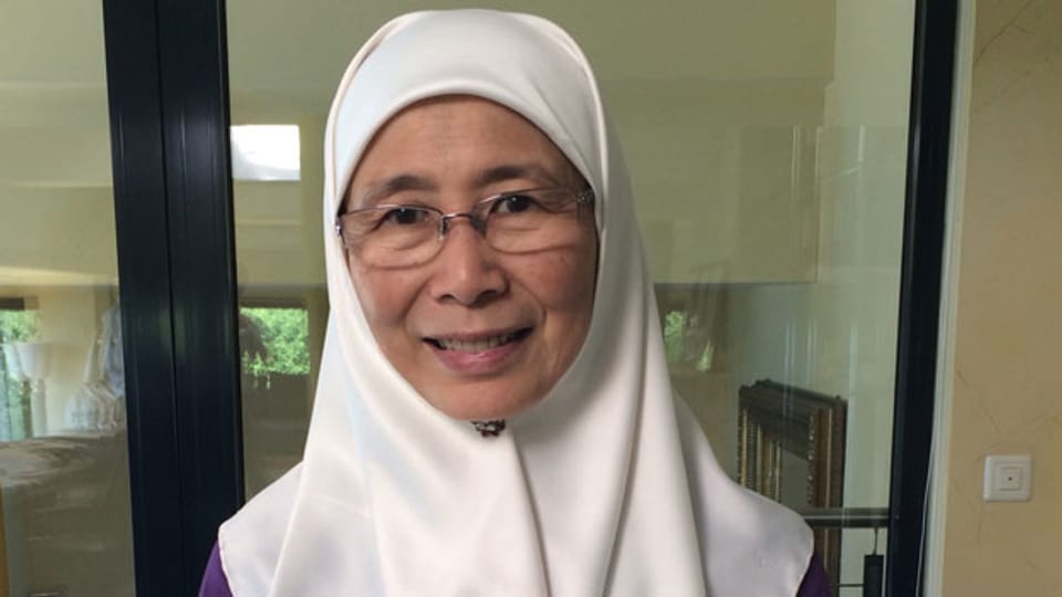 Wan Azizah, die Frau des malaysischen Oppositionsführer Anwar Ibrahim.