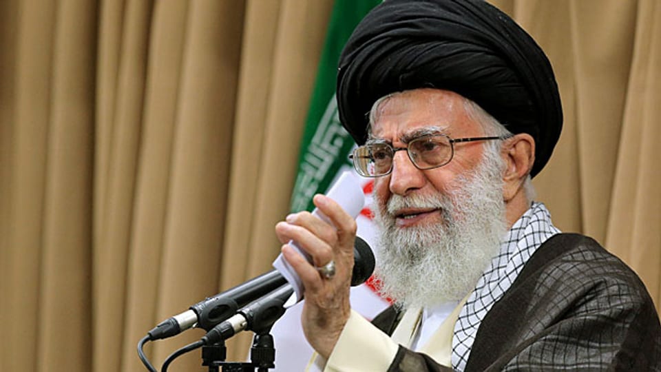Ayatollah Ali Khamenei, der religiöse Führer Irans. Seine Vertrauten prophezeien inzwischen: «Kein Scheitern, keinen Misserfolg - verhandeln, bis wir einen guten Deal erreicht haben.»