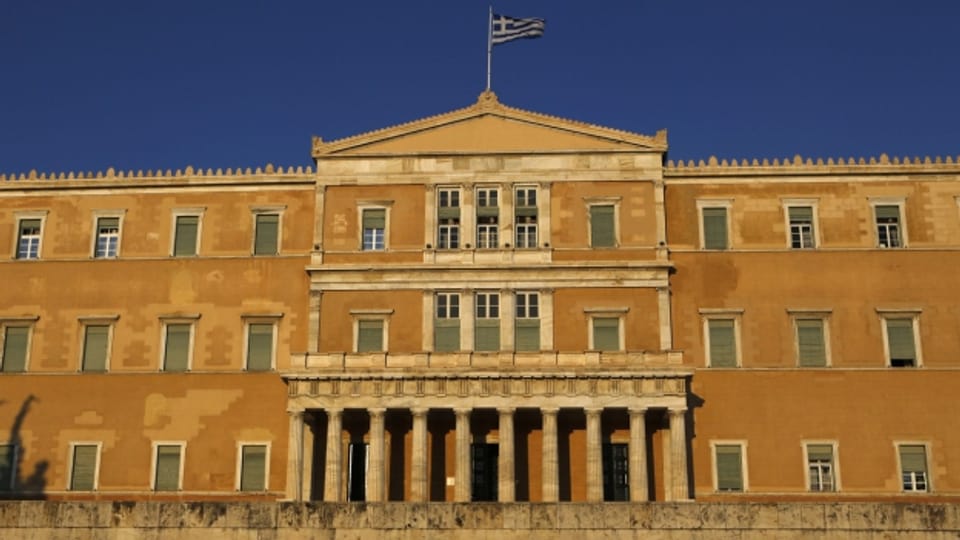 Das Parlament im Zentrum Athens.