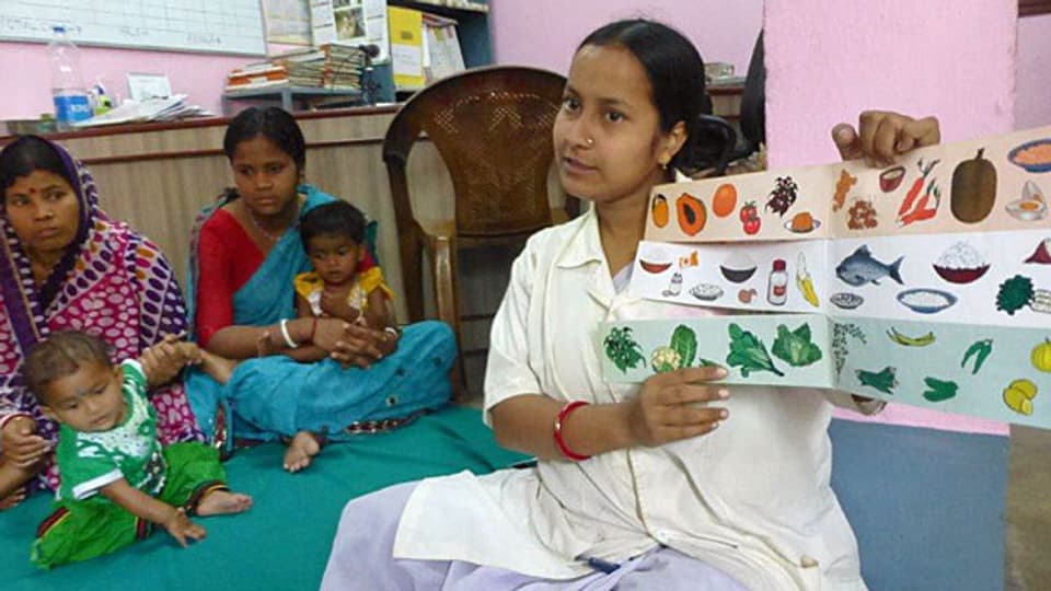 «Wollen wir weniger unterernährte Kinder, müssen wir Toiletten bauen, die Hygiene verbessern, Schwangere umsorgen und Kinder erziehen», sagt die Unicef-Verantwortliche für Entwicklungs- und Ernährungsprogramme in Indien.