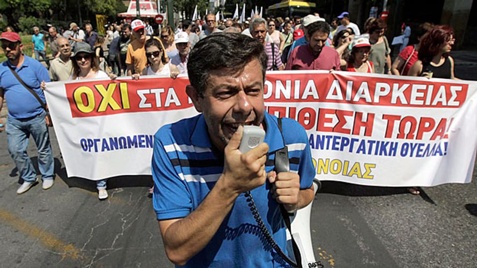 Der für Mittwoch ausgerufene Streit im öffentlichen Dienst wurde in Athen nur mässig befolgt.