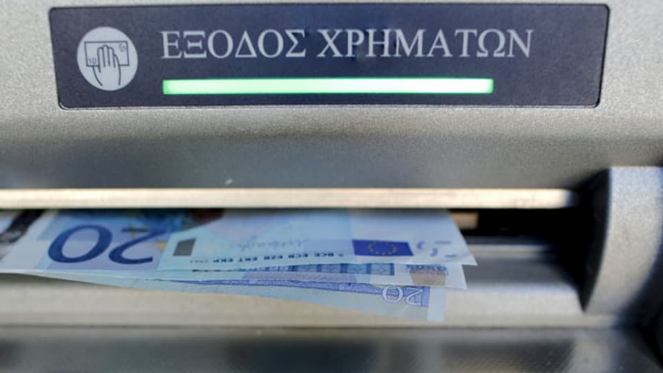 Griechische Banken sind zurzeit geschlossen. Bargeldbezug und der Kapitalverkehr sind stark eingeschränkt.