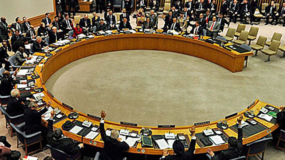 Fünfzehn zu Null -  dieses seltene Resultat konnte der Präsident des Uno-Sicherheitsrates verkünden.