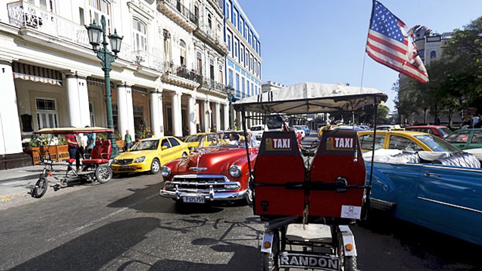 Die diplomatische Öffnung zwischen Kuba und den USA ist im Alltag der Menschen auf Kuba kaum zu spüren.
