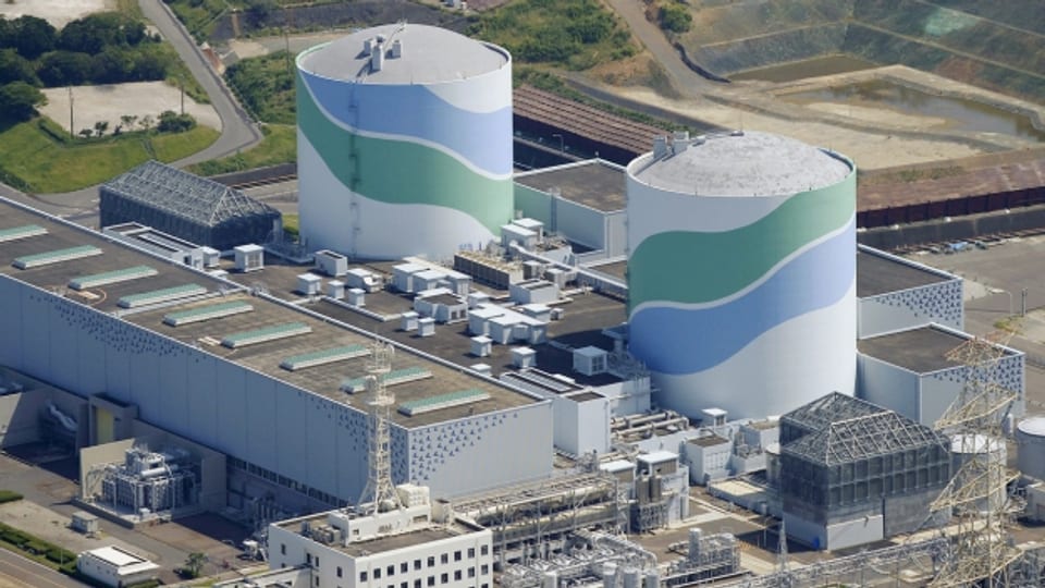Die Reaktoren 1 und 2 von Sendai.
