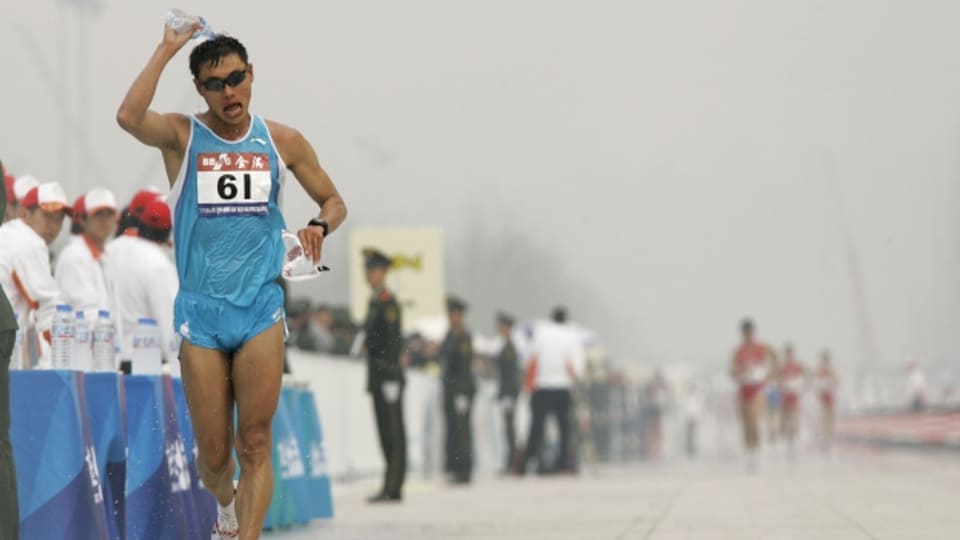 Läufer brauchen gute Luft - Peking setzt alles daran, den Smog zu vertreiben.