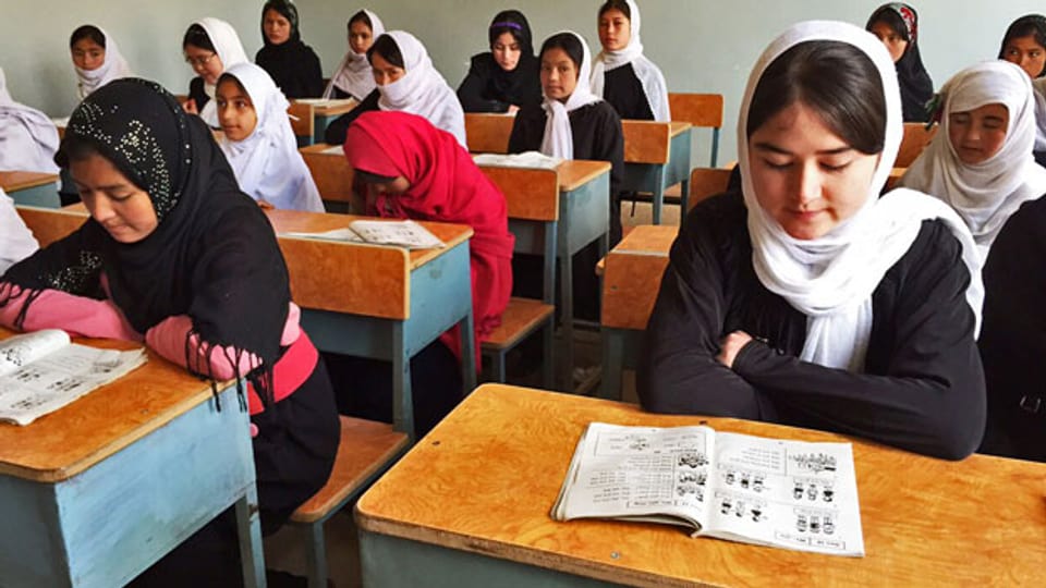Mädchenkoranschule in Afghanistan.