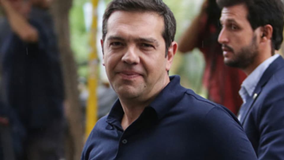Alexis Tsipras im Zentrum von Athen am 21. August 2015.