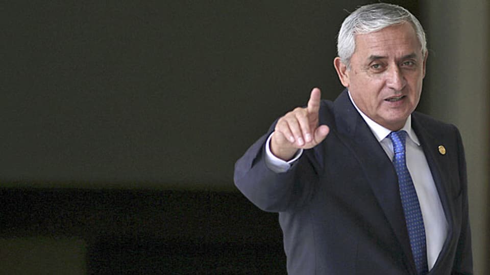 Otto Perez, Präsident von Guatemala.