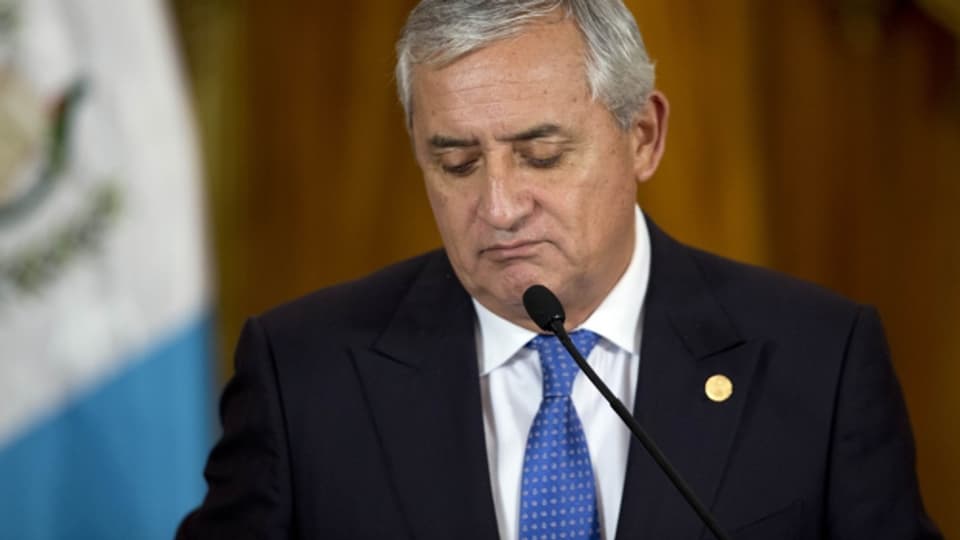 Schwer unter Druck: Guatemalas Präsident Otto Perez.