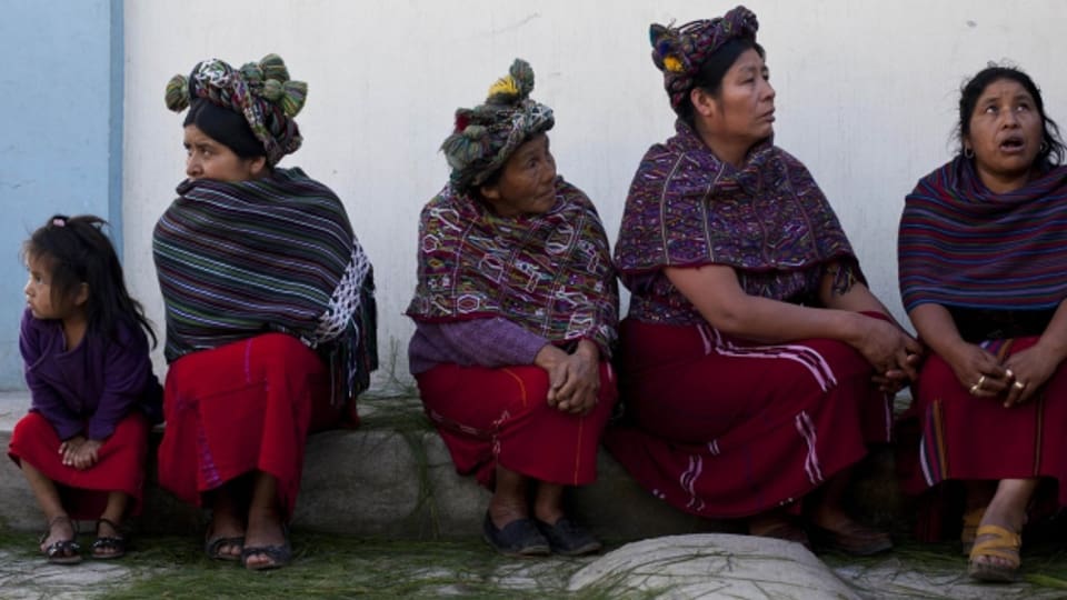 Hoffnung für die indigene Bevölkerung: Angehörige des Volkes der Ixil im guatemaltekischen Dorf Nebaj.
