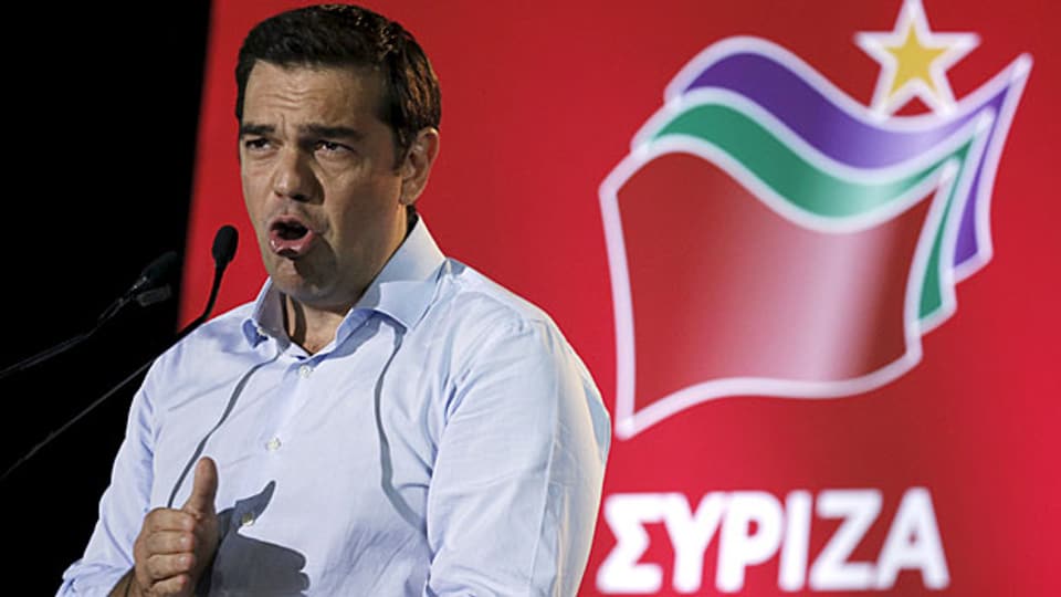 Zittern vor der Wahl: In Griechenland müssen Alexis Tsipras und seine Regierungspartei Syriza mit Verlusten rechnen.