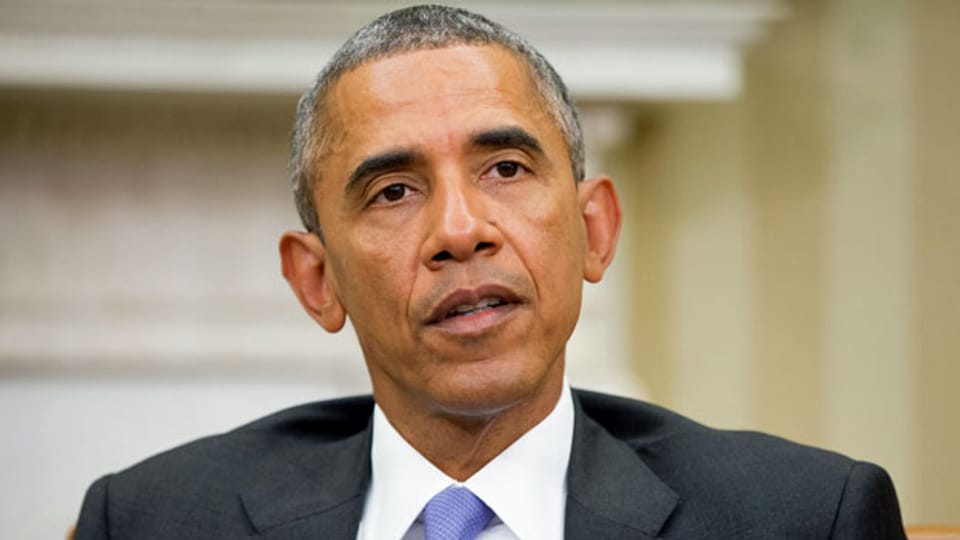 US-Präsident Barack Obama anlässlich einer Medienkonferenz am 15. September 2015.