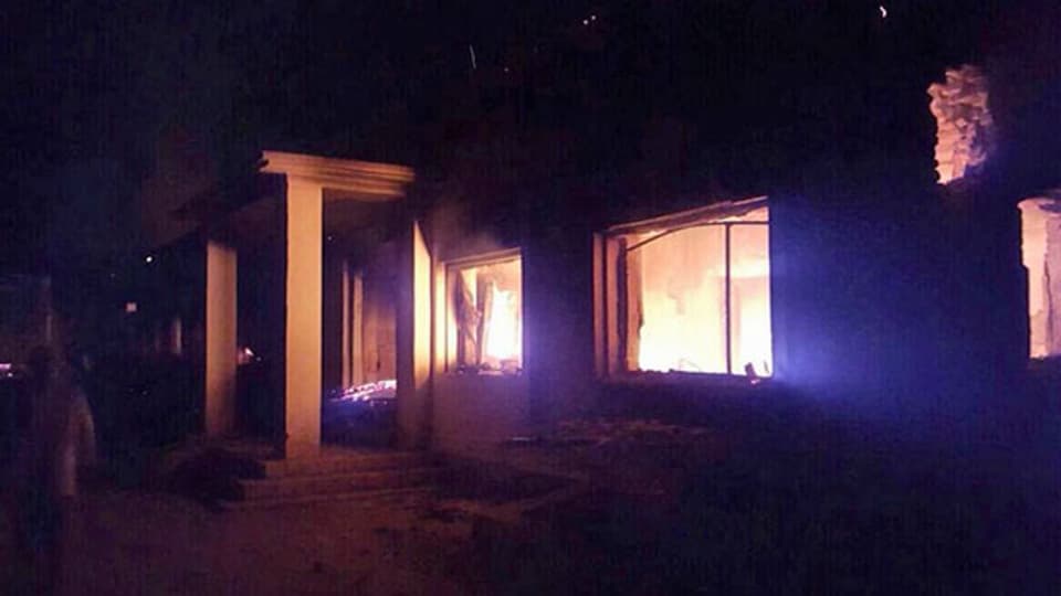 Das vom Luftangriff zerstörte Spital von Medécins sans frontières in Kundus.