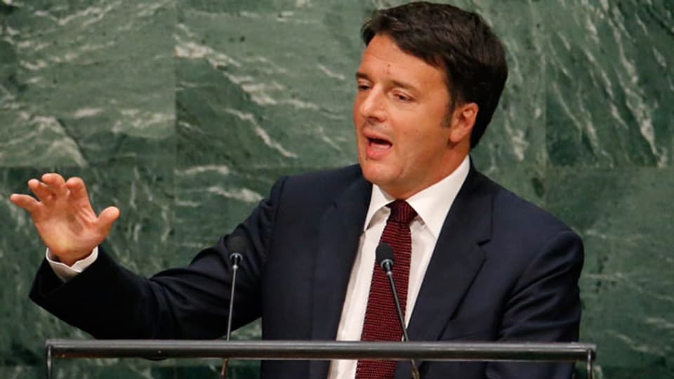 Premierminister Matteo Renzi.