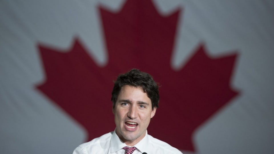 Justin Trudeau von den Liberalen dürfte neuer Premierminister werden.