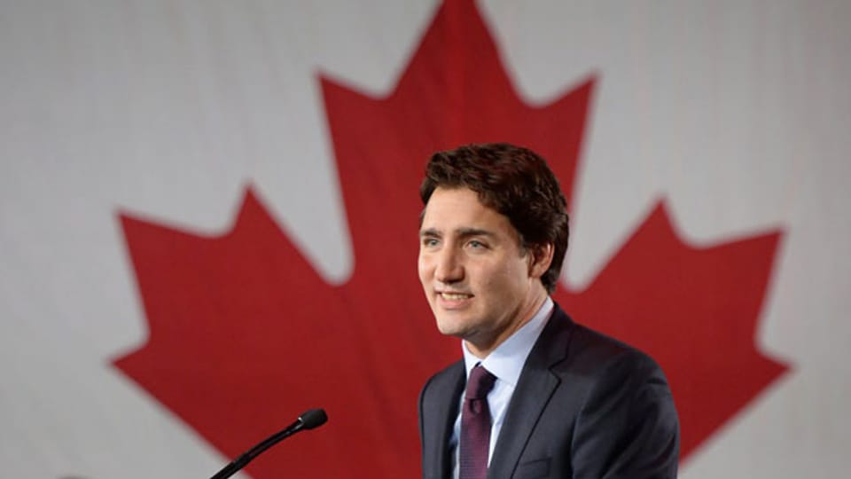 Justin Trudeau, Kanadas neuer Premier. Bereits sein Vater Pierre Trudeau war mit einer Unterbrechung zwischen 1968 und 1984 Premier.