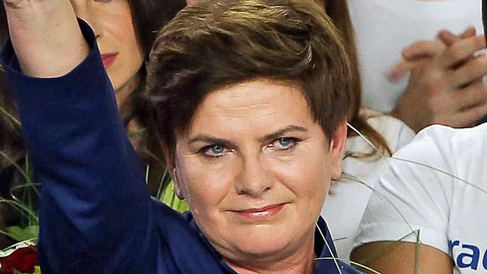 Beata Szydlo, Polens neue Premierministerin von der Partei «Recht und Gerechtigkeit».