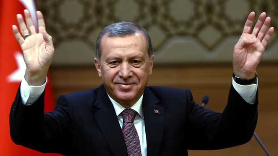 Der türkische Präsident Erdogan wird am Montag in Brüssel erwartet.