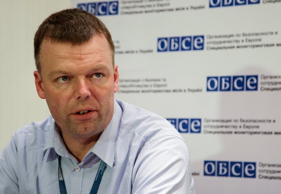 Seine Aufgabe ist es, die Friedensbemühungen in der Ostukraine zu beobachten: Alexander Hug, stellvertretender Leiter der OSZE-Mission.