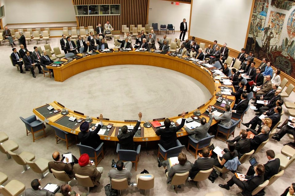Der Uno-Sicherheitsrat wird in diesen Tagen über Syrienresolutionen entscheiden.