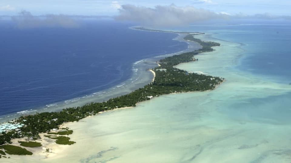 Der Klimawandel macht die Inseln Kiribati bald unbewohnbar.