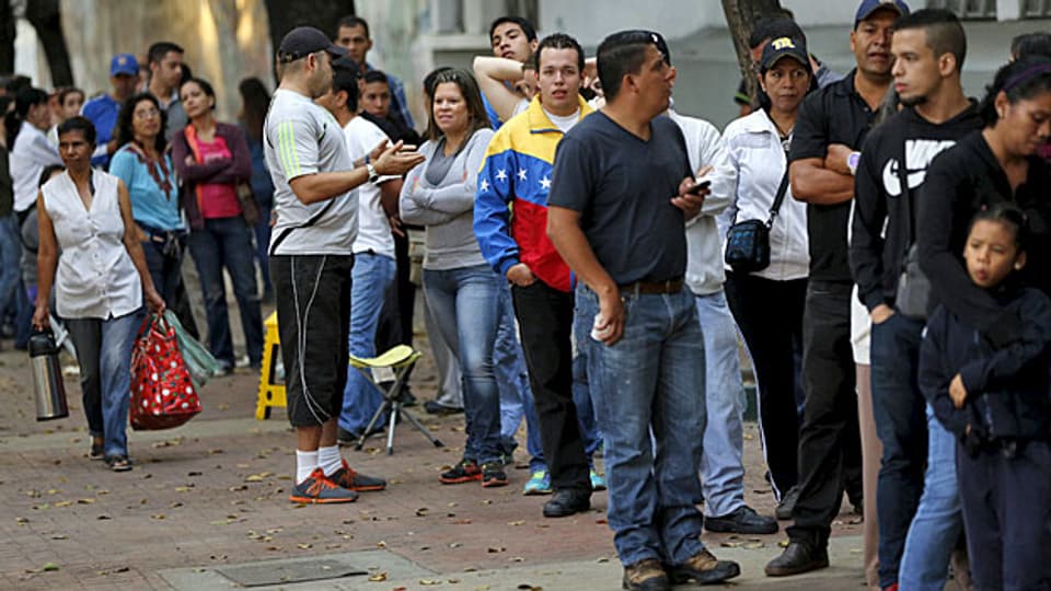 War's das mit der Revolution? Wahltag in der venezolanischen Hauptstadt Caracas.