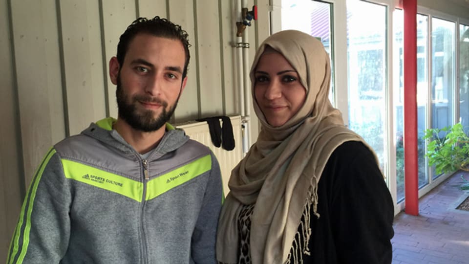 Neues Glück. Dieses Paar aus Syrien hat sich in Sumte gefunden. Und ist nun verlobt.