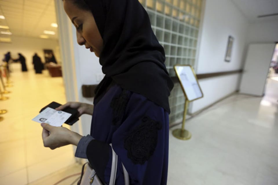 Wahllokal in Riad