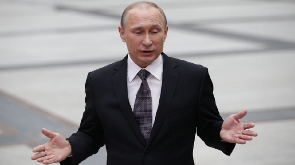 Der russische Präsident Putin regiert Russland weitgehend ungestört.